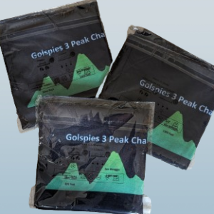 Image of Golspie 3 Peaks black and green neckbands